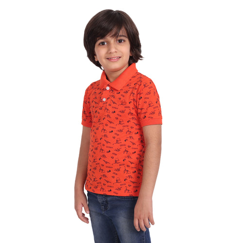 Kids Polo Orange T-shirts